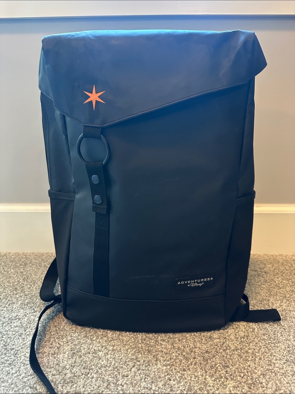 Adventures by Disney Black Backpack -New